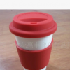 (批发供应大量)硅胶杯盖 双层杯盖 咖啡杯盖 隔热杯套