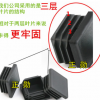 塑料管塞 黑色防滑脚塞耐磨方管内塞外套胶塞塑料堵头