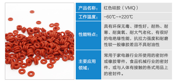红色硅胶