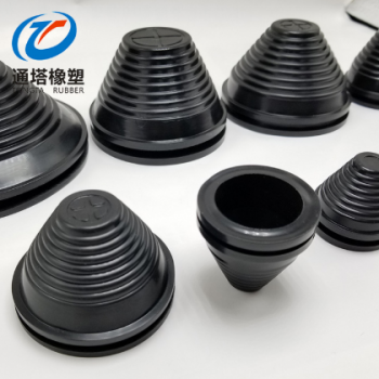 厂家直销 环保宝塔型护线圈 防滑减震机脚批发