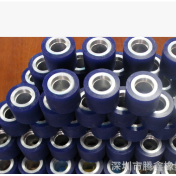 耐磨铝制轴心聚氨酯包胶辊，防静电胶轮