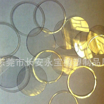 厂家专业生产 PVC绝缘垫片 透明软PVC介子垫片 圆形塑料PVC垫片