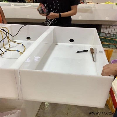 厂家生产供应半透白色聚丙烯塑料板 耐高温阻燃PP板材料定制加工 菜市场猪肉台垫板