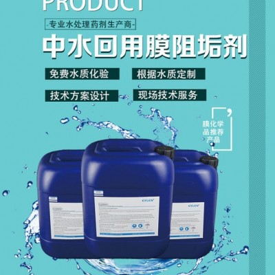 阻垢剂中水回用反渗透阻垢剂 阻垢分散剂厂家供应中水回用膜阻垢剂配第三方检验报告 反渗透防腐阻垢剂RO反渗透系统缓蚀阻垢剂