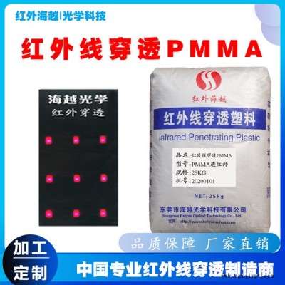 **海越HY-700红外线穿透亚克力 透红外PMMA颗粒工程注塑材料