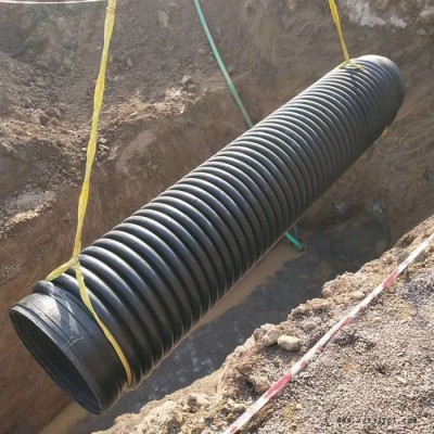 克拉管 市政排水B型管 高密度聚乙烯克拉管 HDPE高密度聚乙烯缠绕管