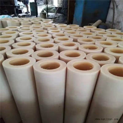 尼龙管材 MC浇铸尼龙管耐磨米黄色PA6尼龙管 空心尼龙棒