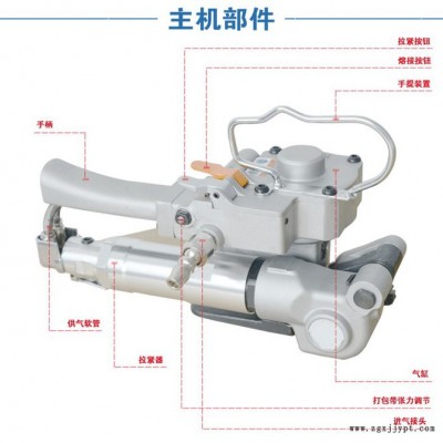 **手提气动打包机，自动PET塑钢带打包机，手提自动捆包机