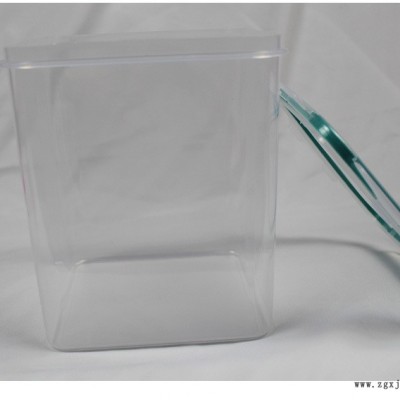 鼎信康 塑料收纳盒厂家 2L化妆品透明新料保鲜盒套装 塑料保鲜盒 500克冻干食桶