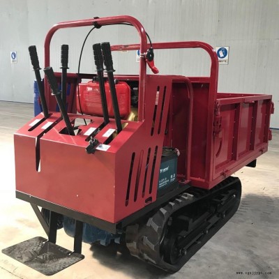 1T3T4T履带运输装卸车 小型农用全地形履带车 橡胶履带柴油动力运输车 手推式运输车价格