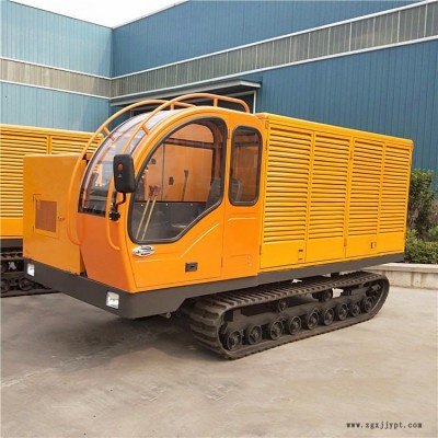 德信  定做橡胶履带发电车 120KW建筑用发电车 野外应急发电履带车
