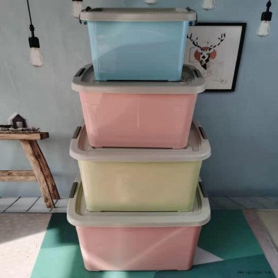 收纳箱塑料收纳箱塑料整理箱卧室收纳箱客厅储物箱内衣玩具收纳箱透明收纳整理箱可定制印刷logo鼎冠塑业