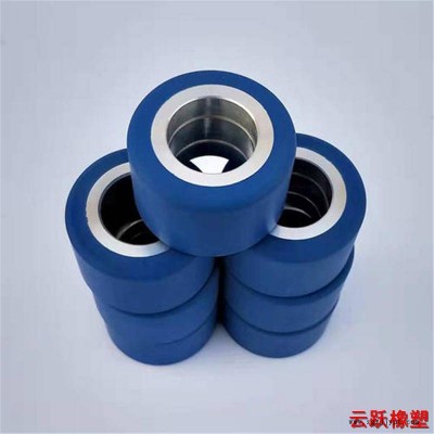 聚氨酯注塑加工-云跃橡塑-浇注牛筋胶轮-汽车用橡胶件-流水线输送轮-耐磨抗冲击