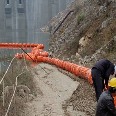 滚塑加工水坝垃圾拦截浮体 拦污夹网浮筒 塑料水上漂浮