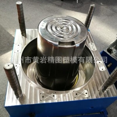 双层垃圾桶模具 户外垃圾桶模具对外加工产品