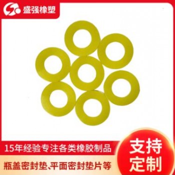 中山硅胶定制 瓶盖密封垫片 管道接口平面垫圈 螺丝密封硅胶垫圈