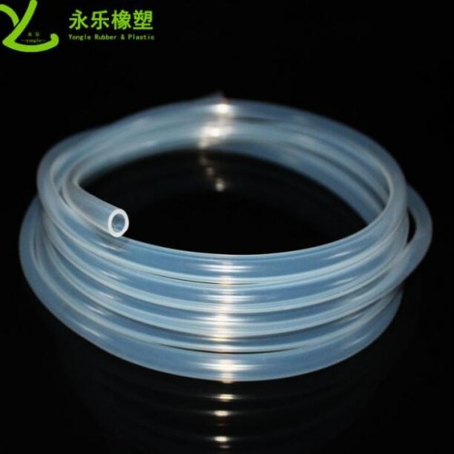 无味高透明硅胶管 挤出铂金硫化透析机无味硅胶软管 切长度加LOGO