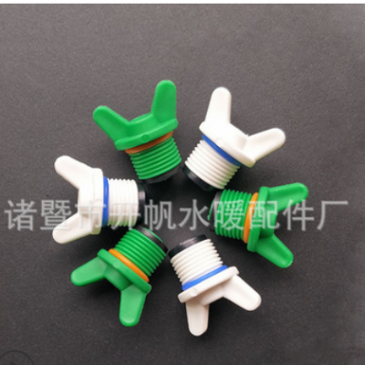 厂家直销PPR塑料螺纹堵头给水管塑料塞头兔耳朵塑料堵头外丝堵头