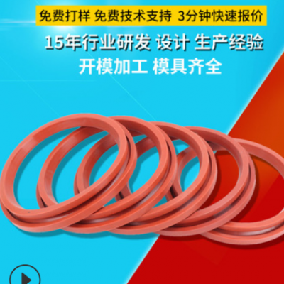 圆顶阀密封圈 电厂圆顶阀阀圈 橡胶密封圈硅胶防水胶圈阀门胶圈