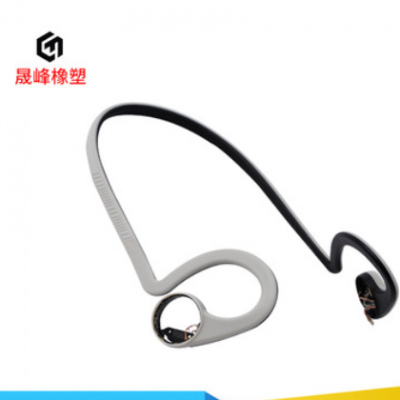 厂家供应TPE耳机线 蓝牙双耳挂线加工 蓝牙耳挂线半成品耳机线材