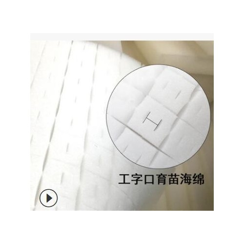 白色无土栽培水培定植篮固定育苗海绵青菜植物蔬菜方形绿化园艺