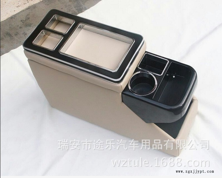 14·15新款别克GL8奥德赛老款陆尊汽车扶手箱商务车储物箱手扶箱示例图4