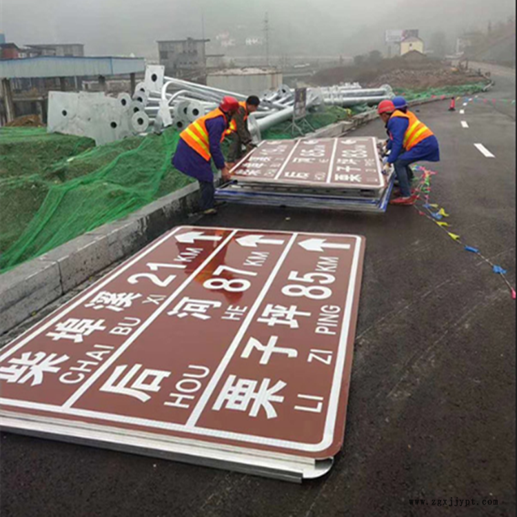 祥路生产加工 牌立柱 高速公路标志牌 双悬臂标志杆