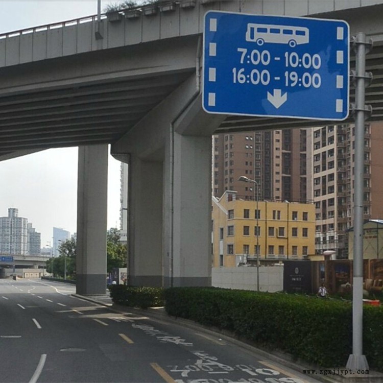 祥路实体商家 公路标志杆 交通铝牌 F型标志杆