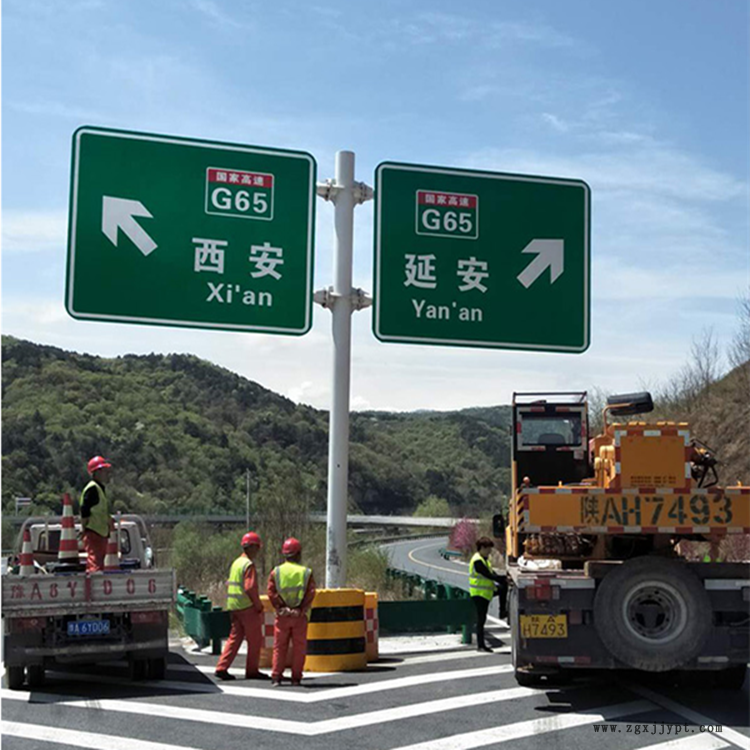 祥路低价直销 高速公路标志杆 标志牌价格 警示杆
