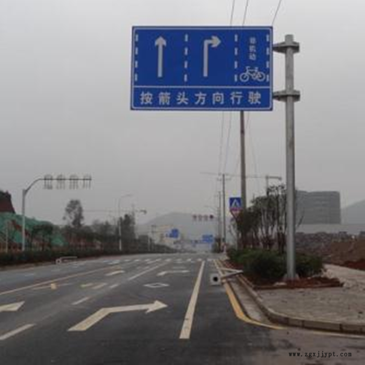 祥路低价直销 高速公路标志杆 标志牌价格 警示杆