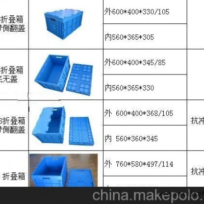 供应上海渠晟折叠箱物流周转箱太仓折叠箱塑料周转箱厂家