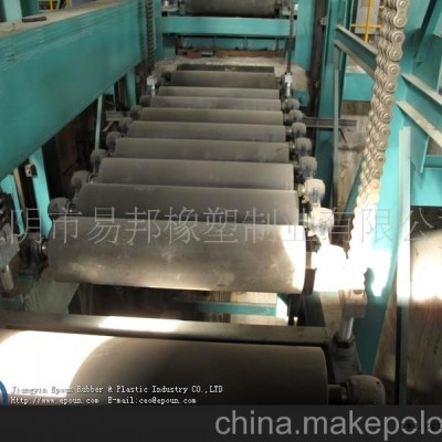 江苏无锡江阴市易邦公司生产冶金机械耐磨、耐强酸的海帕隆橡胶辊