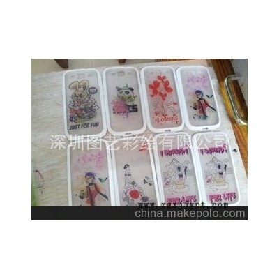 黑莓手机壳 ?；た?手机套 果冻套 布丁套彩绘彩印加工，定做图案