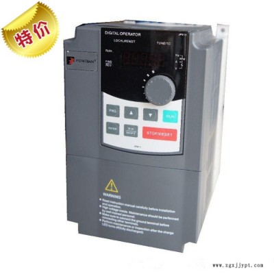 上海地区一级代理普传高性能电流矢量型变频器PI9100A R75G3三相380V输入