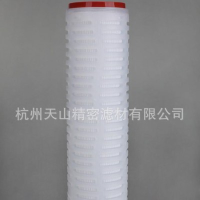 **_有机溶剂的澄清或除菌过滤、 腐蚀性及耐臭氧等液体除杂除菌过滤。聚四氟乙烯折叠滤芯_PTFE折叠滤芯