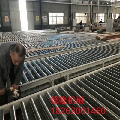 德隆dl-1165大型餐厅餐盘回收输送机轮胎输送线汽车轮胎生产线滚筒输送线