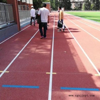 广西北流复合型塑胶跑道铺设