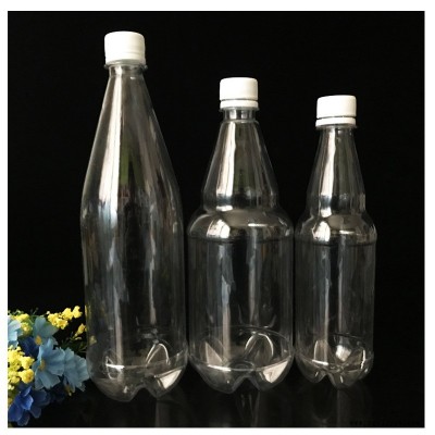 铭诺 塑料啤酒瓶厂家 透明茶色塑料啤酒瓶 1000毫升塑料啤酒瓶 500ml塑料啤酒瓶