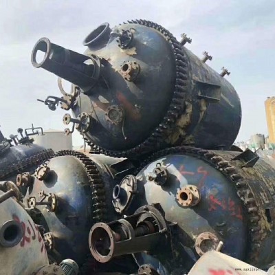 长期出售二手搪瓷反应釜 反应釜容器 二手5000L搪瓷反应釜 型号齐全 梁山益友二手机械 5吨