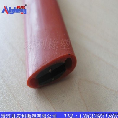 安全触边信号接触带 硅胶导电条 防夹传感器 遇阻反弹橡胶带