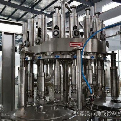 全自动PET瓶装果汁饮料生产线 果汁饮料三合一灌装机