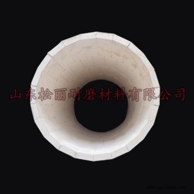 耐磨陶瓷弯头-耐磨陶瓷-松丽耐磨材料