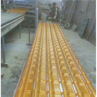 塑料瓦波浪瓦生产线-塑料瓦-威尔塑机