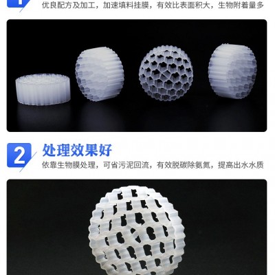 生物填料设备-华利德塑机-19孔mbbr生物填料设备