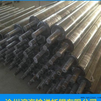 滨海输送托辊 003 实力橡胶滚筒 大直径动力辊筒  聚氨酯橡胶滚筒