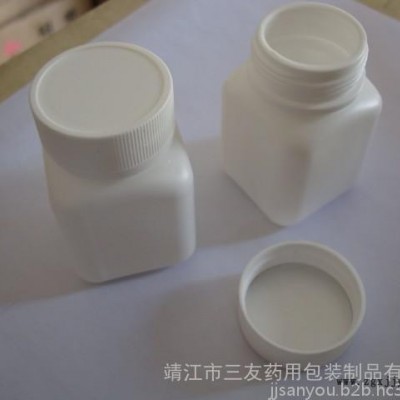 药用塑料瓶、塑料瓶、药用包装瓶、方塑料瓶、60Ml塑料瓶、口服固体塑料瓶