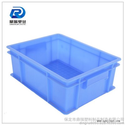 山西鼎瑞塑料周转箱 /周转箱批发/蓝色加厚加盖子塑料周转箱储物箱