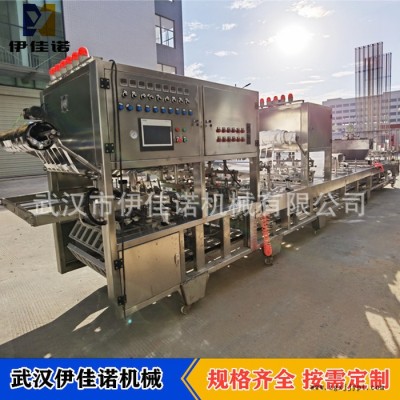 塑料盒干燥剂颗粒全自动灌装封膜包装机 家用除湿盒全自动封口生产线 盒装氯化钙衣柜除湿盒自动灌装颗粒三次封口包装