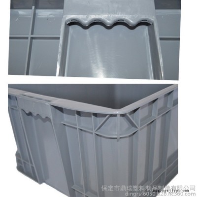 安徽鼎瑞塑料周转箱 /周转箱厂家/蓝色加厚加盖子塑料周转箱储物箱