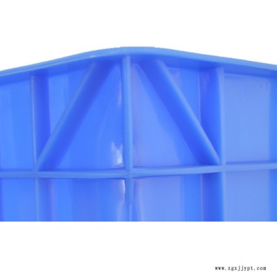 5号B款塑料周转箱餐具消毒箱/  塑料周转箱价格/生鲜配送箱   / 周转箱加工定制厂家　蓝色加厚加盖子塑料周转箱储物箱